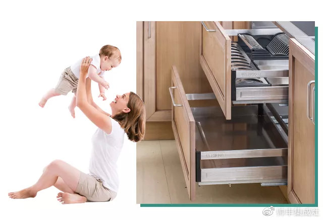 家里裝這樣的整體櫥柜，才敢讓寶寶放心住