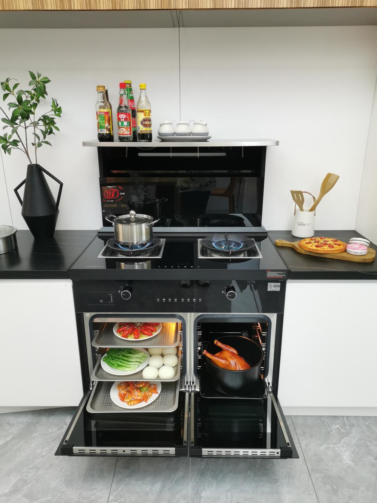 小戶型如何裝修廚房？這款帥豐集成灶，巧妙利用每一寸空間