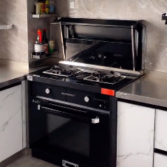 他的廚房選擇了帥豐集成灶，讓孩子體會(huì)到一位父親的濃濃愛(ài)意