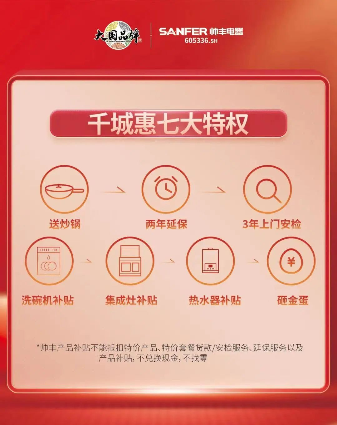 抓住這次集成灶搶購(gòu)熱潮！ 帥豐電器限時(shí)送熱水器，冰箱、洗衣機(jī)！