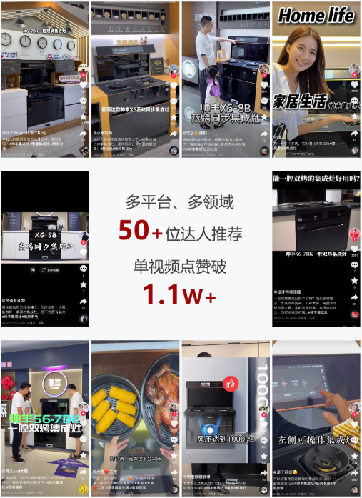 50+位達(dá)人合力推薦！帥豐集成灶引領(lǐng)潮流風(fēng)向標(biāo)