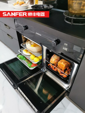 小空間大容量，帥豐TJ3-8B集成灶+JS-W20集成水槽洗碗機(jī)重新定義廚房