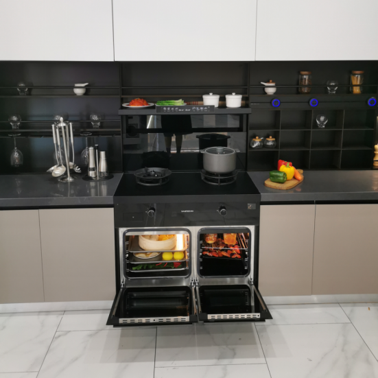顏值首選，智控科技，TJ3-8B蒸烤同步集成灶實(shí)現(xiàn)智能家居生活不是夢(mèng)