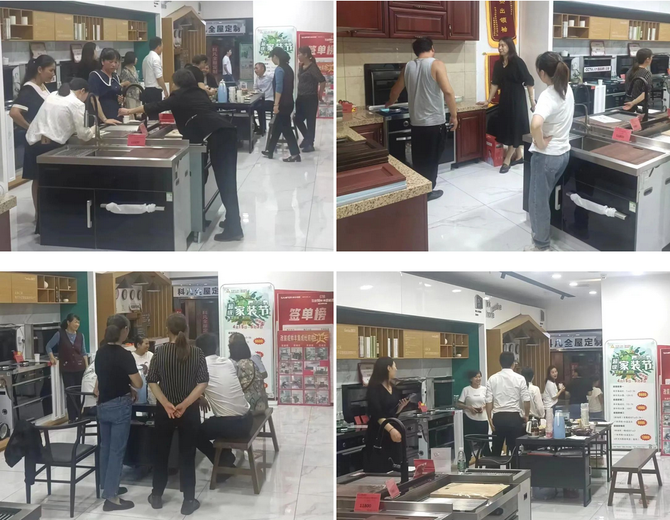 深入終端 有效幫扶｜帥豐集成灶終端動態(tài)精彩不斷！