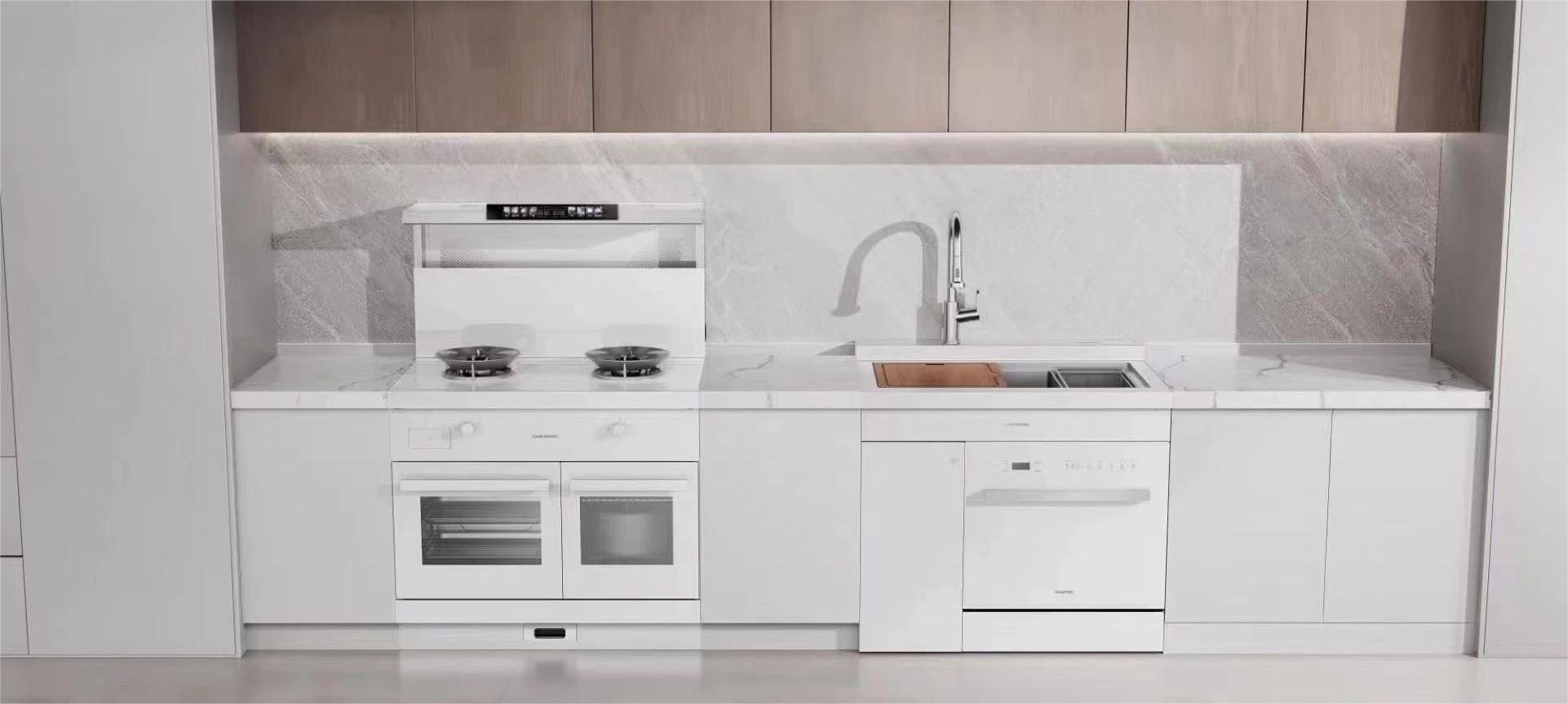 廚房搞這么白，真的好打理嗎？