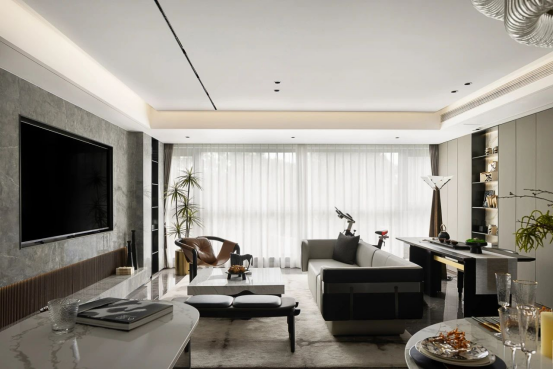 帥豐全屋高定 | 129㎡現(xiàn)代灰色系，盡顯優(yōu)雅高級(jí)品味