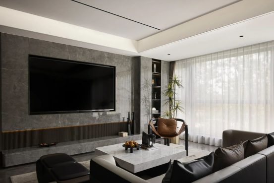 帥豐全屋高定 | 129㎡現(xiàn)代灰色系，盡顯優(yōu)雅高級(jí)品味