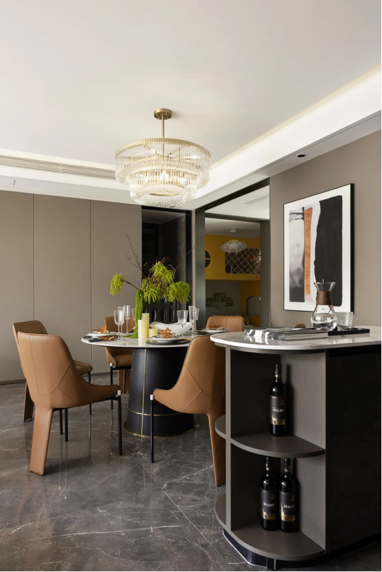 帥豐全屋高定 | 129㎡現(xiàn)代灰色系，盡顯優(yōu)雅高級(jí)品味