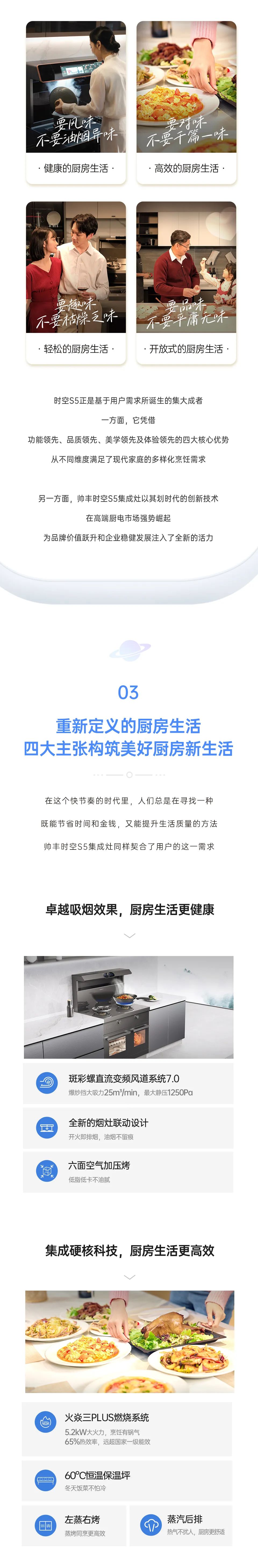 帥豐集成灶時空S5全球首發(fā)，四大新發(fā)明開啟廚房新未來