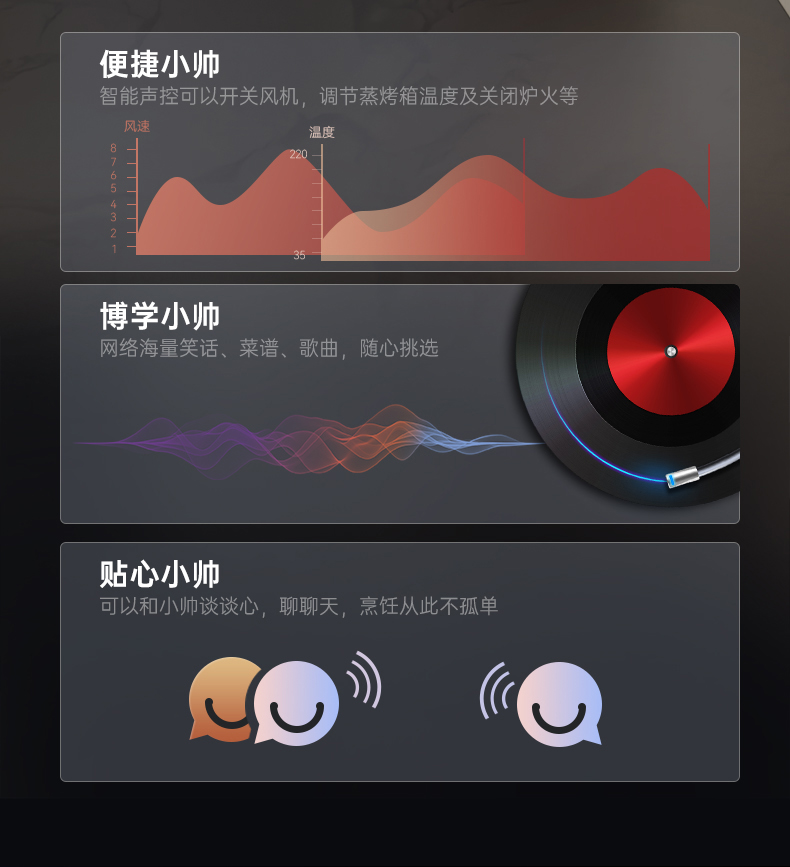 帥豐天機3蒸烤一體集成灶