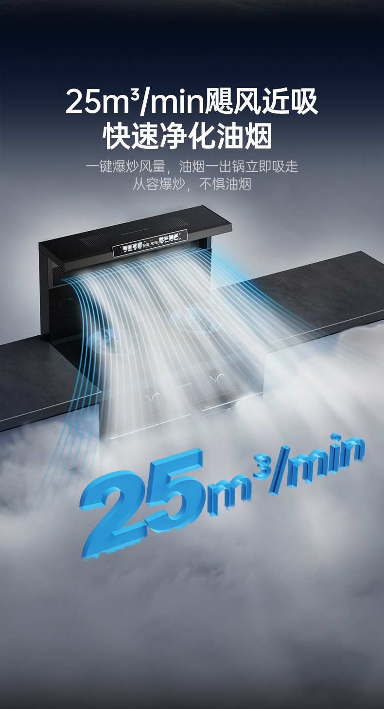 帥豐天機3蒸烤獨立（黑）集成灶