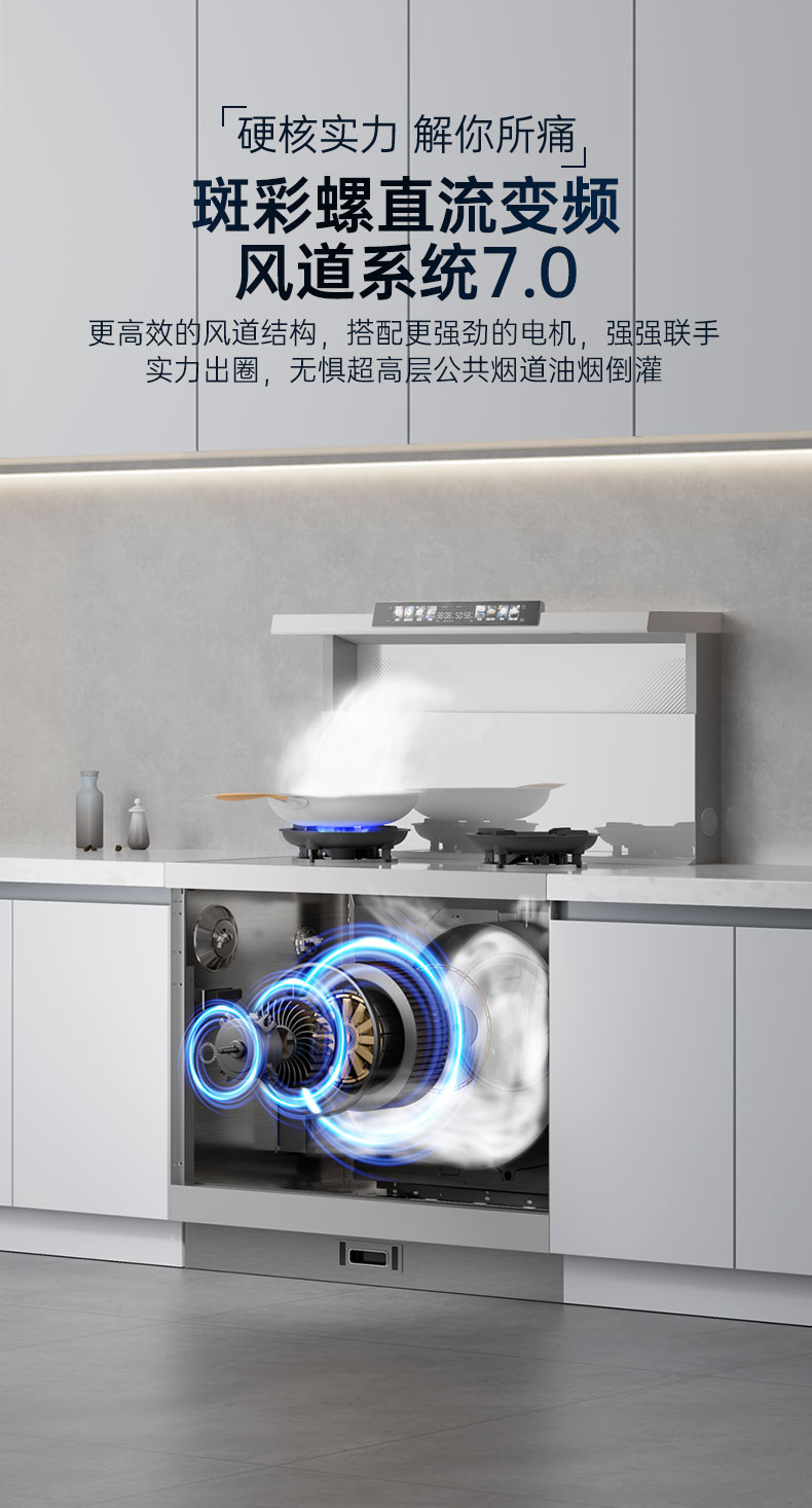 帥豐天機3蒸烤獨立（白）集成灶