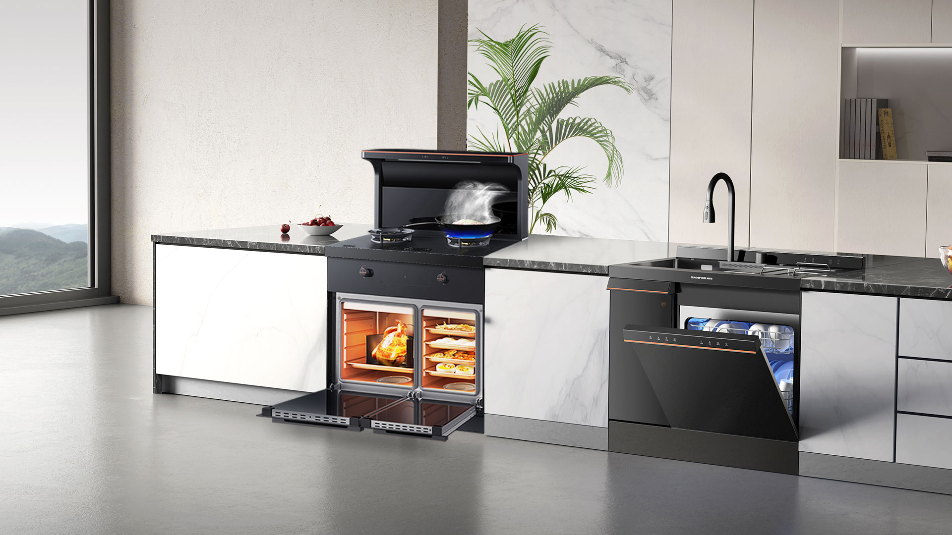 集成灶品牌帥豐套系化廚電，在家也要好好保護自己