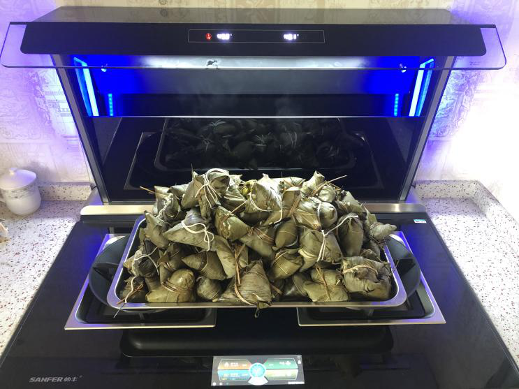 端午節(jié)快到了！今天帥豐電器就來(lái)挑戰(zhàn)一下，煮100個(gè)粽子需要多久？