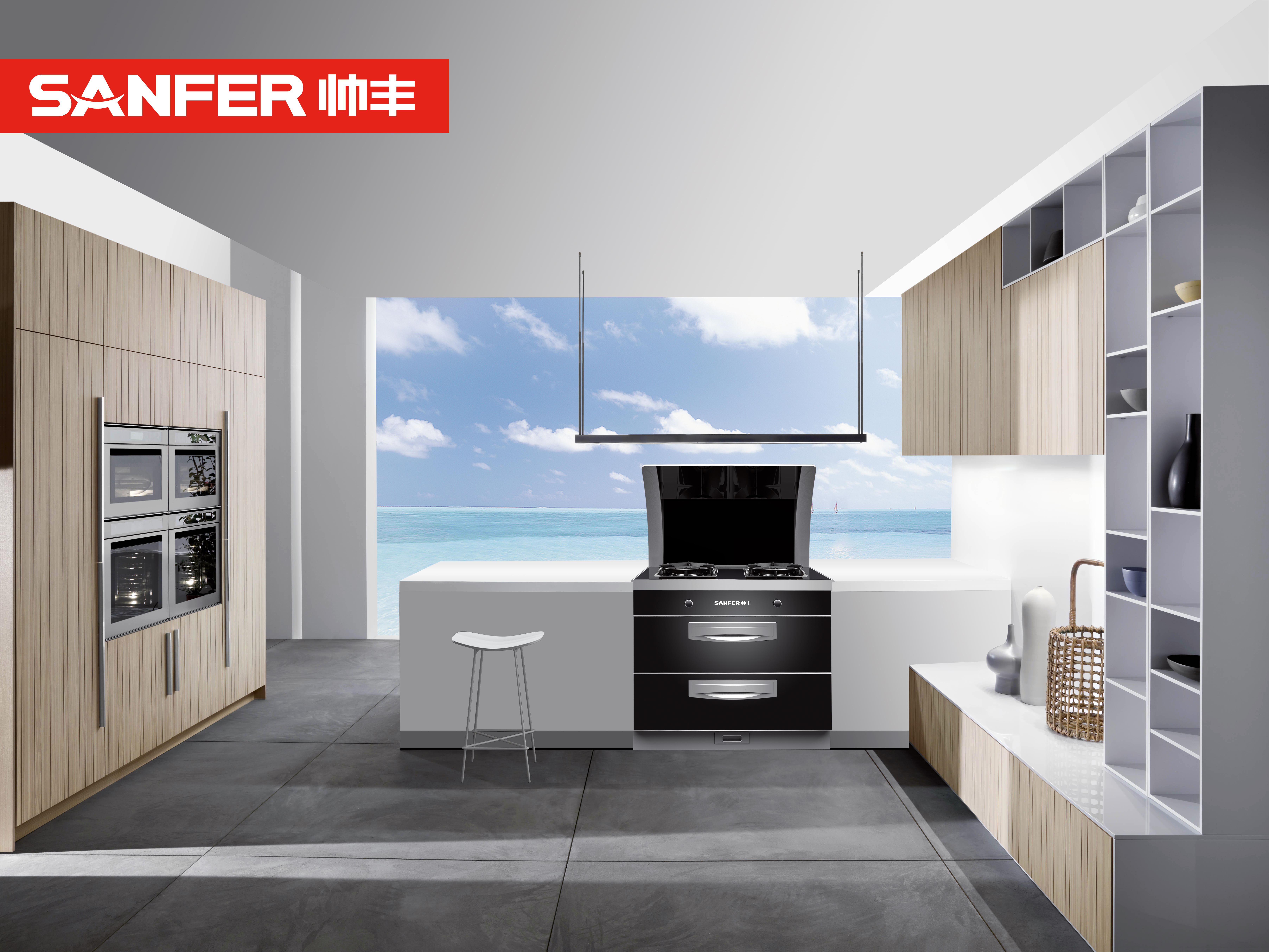 你還在為清理廚房而煩惱嗎？一臺(tái)集成灶就能搞定！