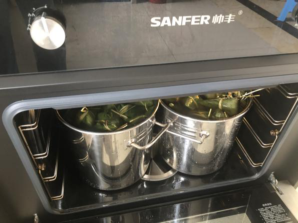 端午節(jié)快到了！今天帥豐電器就來挑戰(zhàn)一下，煮100個粽子需要多久？