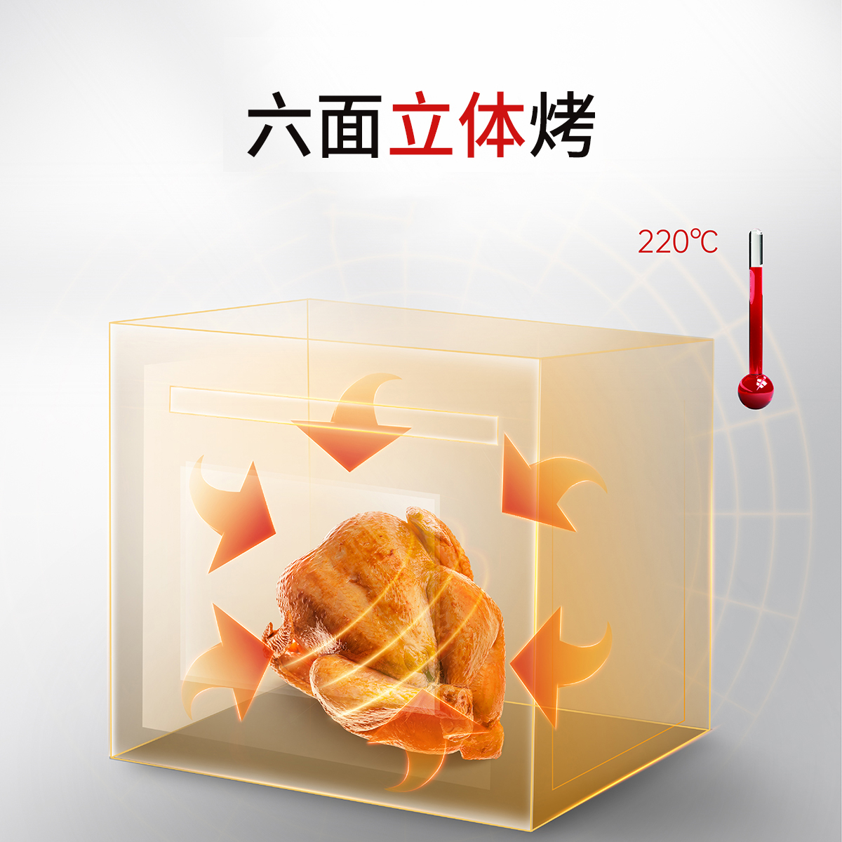 六面空氣加壓烤，烤出營養(yǎng)好味道