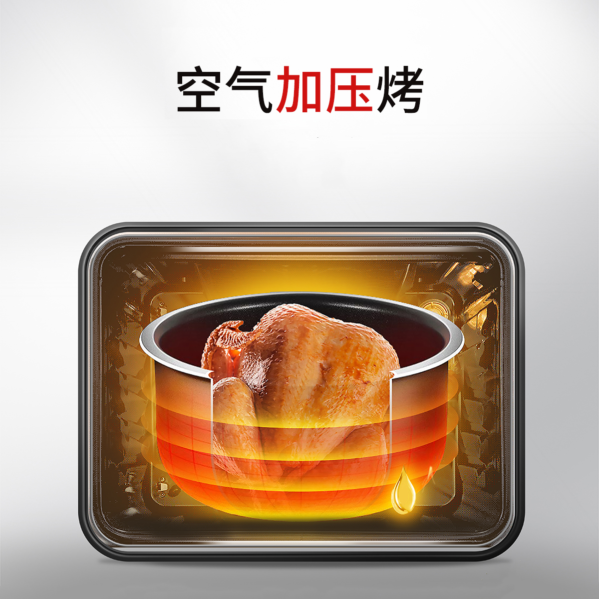 六面空氣加壓烤，烤出營養(yǎng)好味道